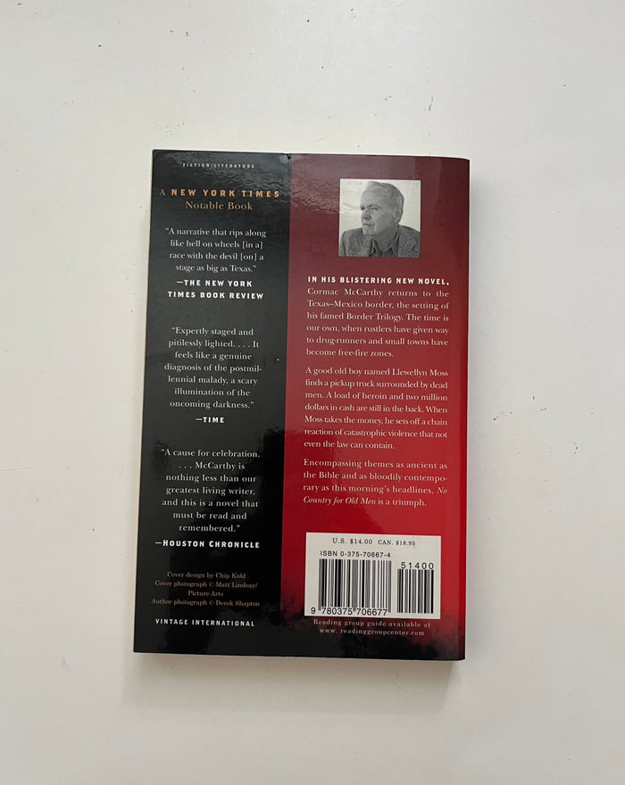 No Country for Old Men by Cormac McCarthy