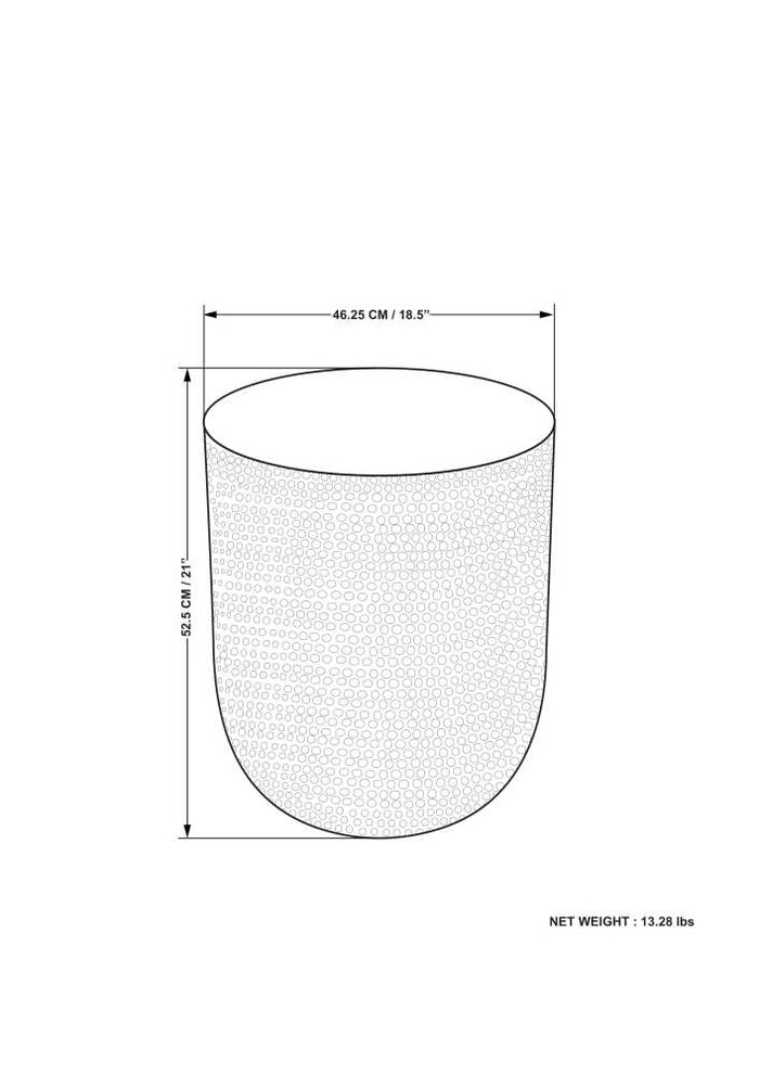Gold Ombre | Nova Metal Side Table