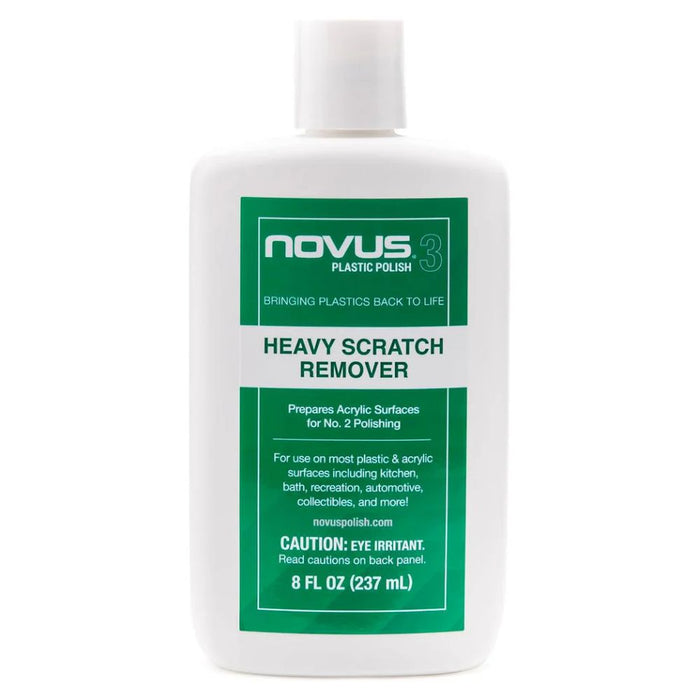Novus Plastic Polish #3 Heavy Scratch Remover, 8oz