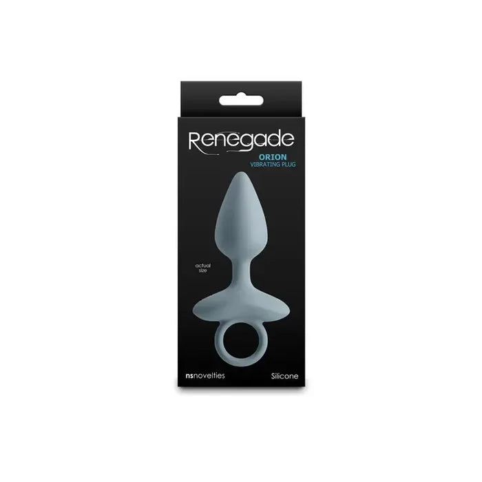 NS Novelties Renegade Orion Vibrating Anal Plug Gray - Rolik®