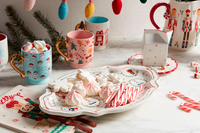 Nutcracker Tidbit Plates