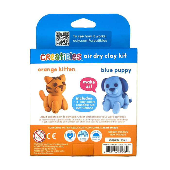 OOLY Creatibles D.I.Y. Air-Dry Clay Kit (Options Available)