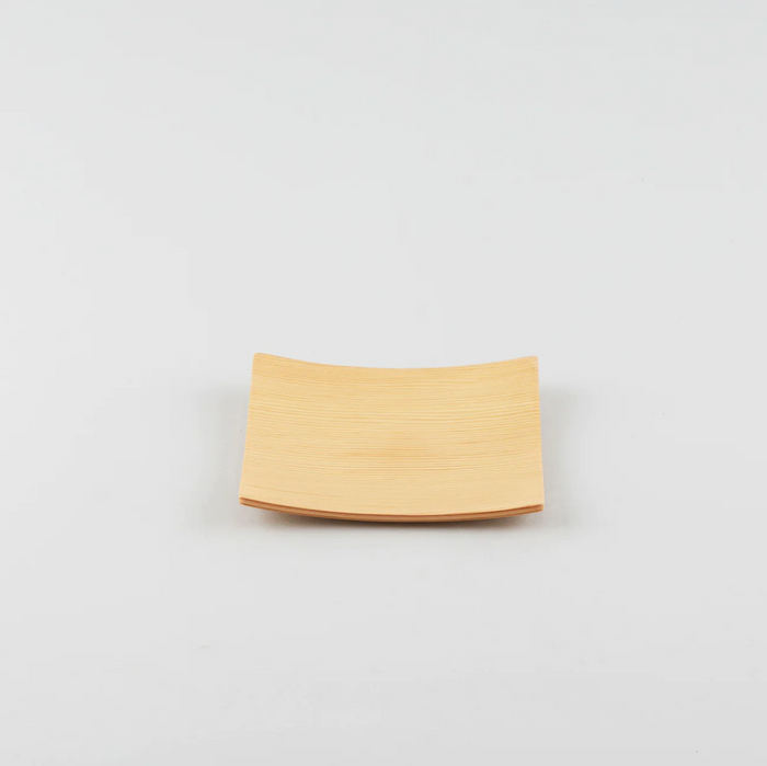Orange Pine Square Dish
