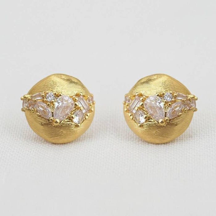 Organic Design Stud Earrings