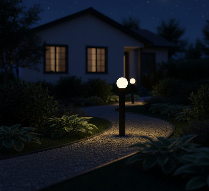 Outdoor Lamp GLOBE X50 – outdoor architectural light, view 4 | LAMP & LIGHT - Design forward Decorative lamp , Downlights, pendant lamp , striplights