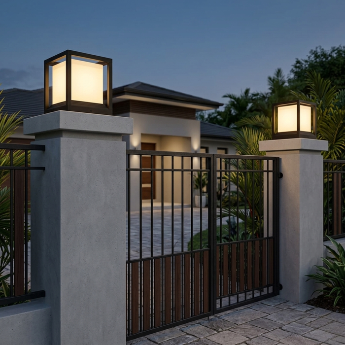 Outdoor Bollard Lamp K44 – outdoor garden bollard light, view 2 | LAMP & LIGHT - Design forward Decorative lamp , Downlights, pendant lamp , striplights