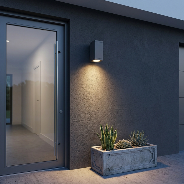 Outdoor Wall Lamp BLOQ A303 – outdoor wall light, view 2 | LAMP & LIGHT - Design forward Decorative lamp , Downlights, pendant lamp , striplights