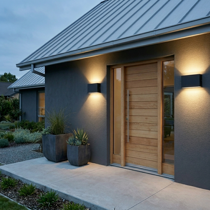 Outdoor Wall Lamp RECTA A346 LED – outdoor wall light, view 2 | LAMP & LIGHT - Design forward Decorative lamp , Downlights, pendant lamp , striplights