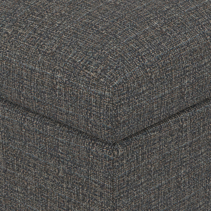 Ebony Tweed Style Fabric | Owen Coffee Table Ottoman in Tweed
