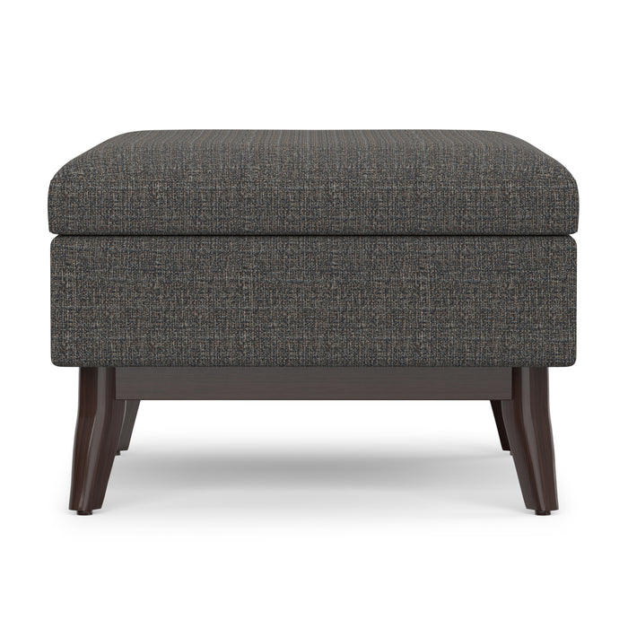 Ebony Tweed Style Fabric | Owen Coffee Table Ottoman in Tweed
