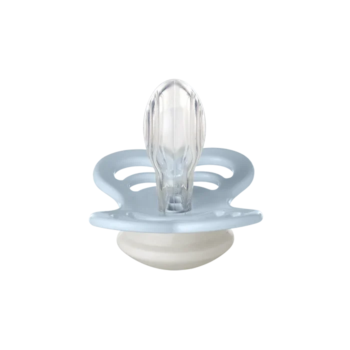 pacifier supreme silicone - baby blue glow