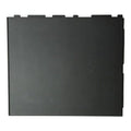 Left side panel replacement part A3811/RP for EdenPURE 1000XL heater in black color isolated on white background