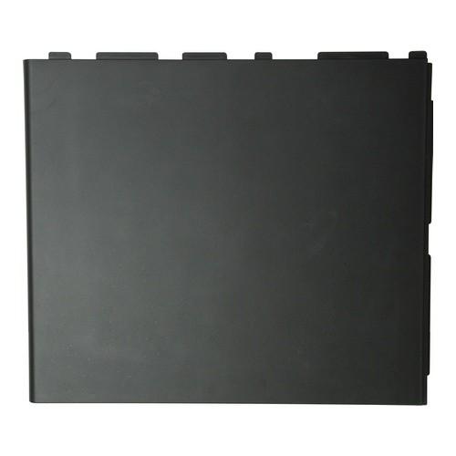 Left side panel replacement part A3811/RP for EdenPURE 1000XL heater in black color isolated on white background