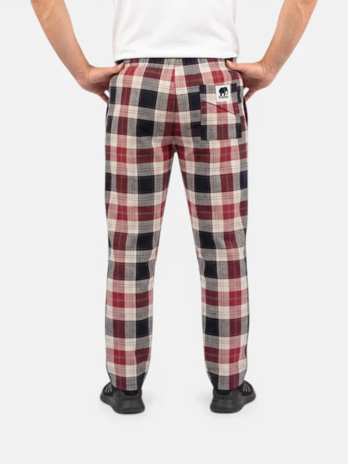 Pantalon Elepants 268 Poplin Rojo Azul Blanco