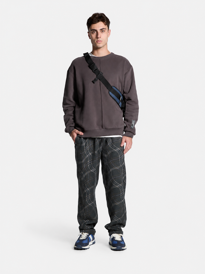 Pantalon Elepants Estampado Viyela Wavy Negro