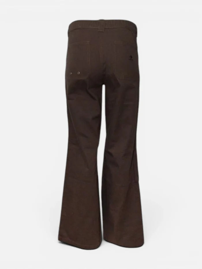 Pantalon Mujer Converse Recto con Bolsillos Marron