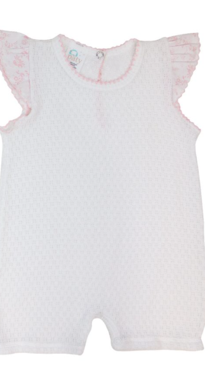 Paty Knit with Pink Toile 16S114T-12M