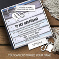 Personalized Fishing Hook Keychain - To My Girlfriend - You Have My Heart - Gku13005