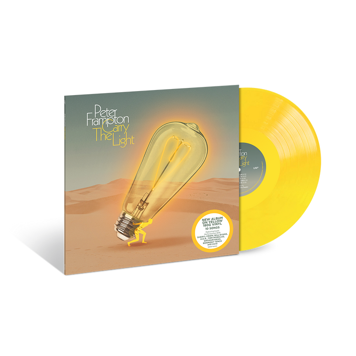 PETER FRAMPTON - CARRY THE LIGHT- YELLOW COLOR - VINYL LP