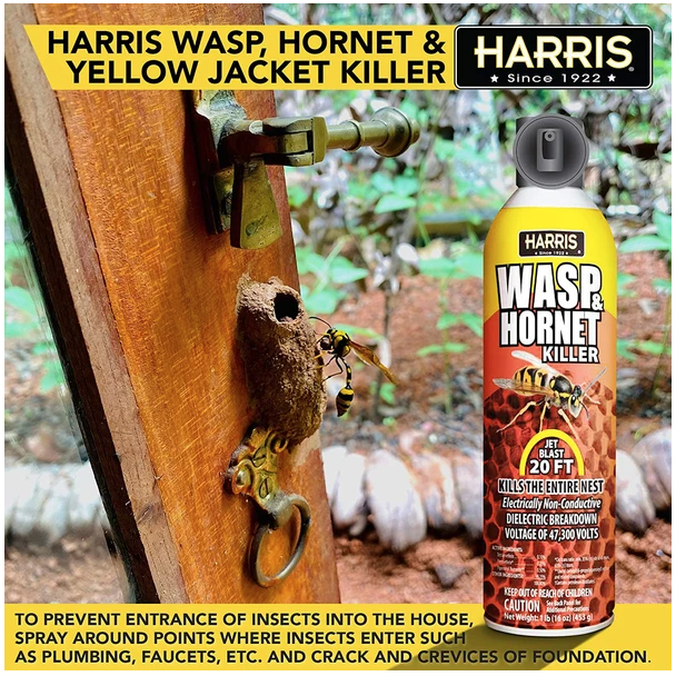 PF Harris Non Conductive Wasp Hornet Killer 16 Oz