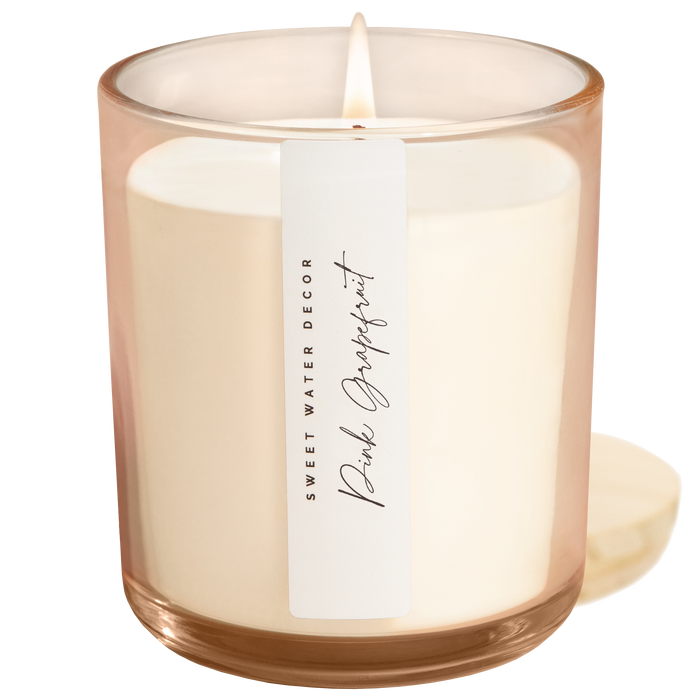 Pink Grapefruit 12 oz Candle - Home Decor & Gifts