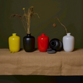Plum Porcelain Vase