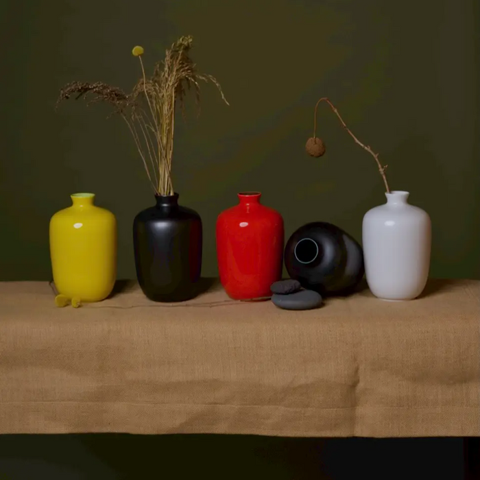 Plum Porcelain Vase