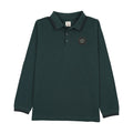 polo l/s double stripe - deep teal