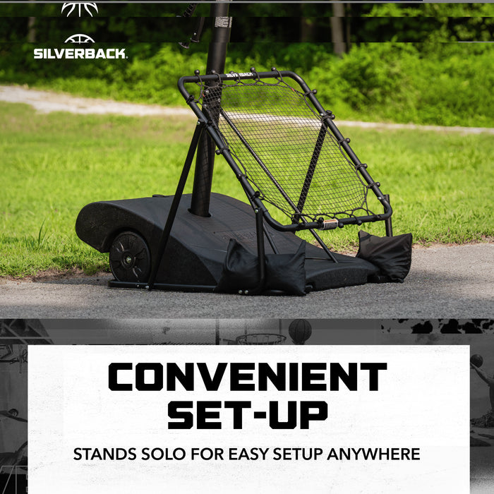 convenient set up multi sport rebounder