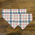 Presedenital Plaid Dog Bandana