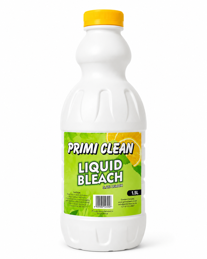 PRIMI CLEAN combo Pack – Dishwashing Liquid, Liquid Bleach & Multi-Purpose Cleaning Cream (3 x 1.5L)