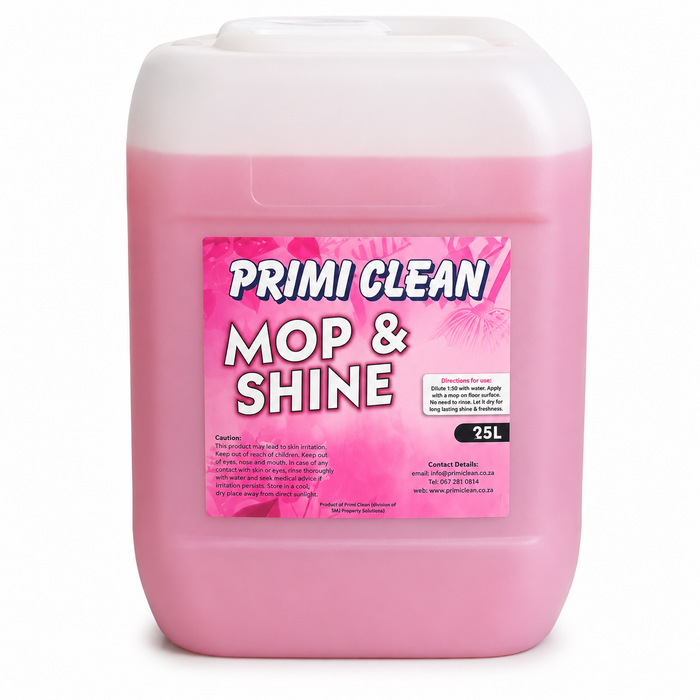 PRIMI CLEAN Mop and shine floor polish - 25 lt