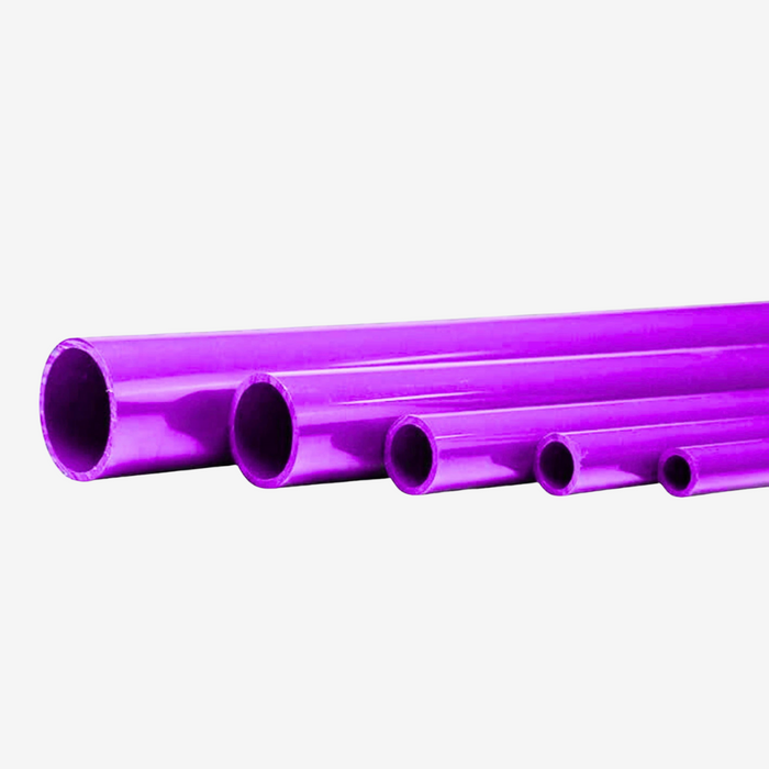Purple Solvent Weld Pipe - 0.5 Metre (20mm-50mm)