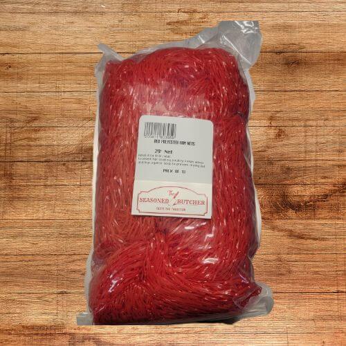 Red Polyester Ham Socks 41"
