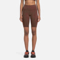Reebok Apparel Women Lux Bike Shorts UNEARTHED BROWN