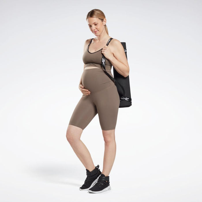 Reebok Apparel Women Maternity Bike Shorts TREKGR