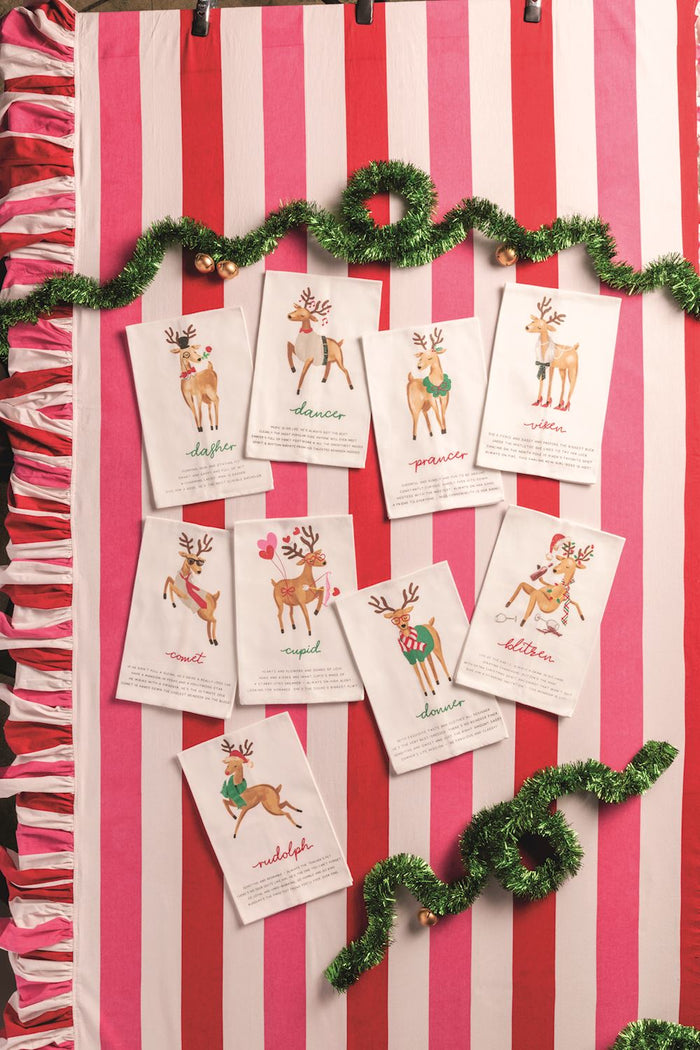 Reindeer Poem Towels (various styles)