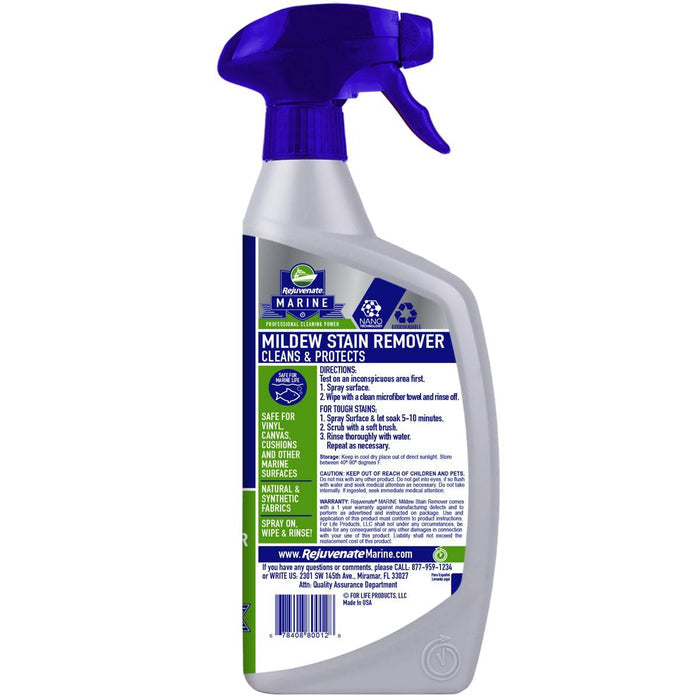 Rejuvenate Marine Mildew Stain Remover 24 Oz