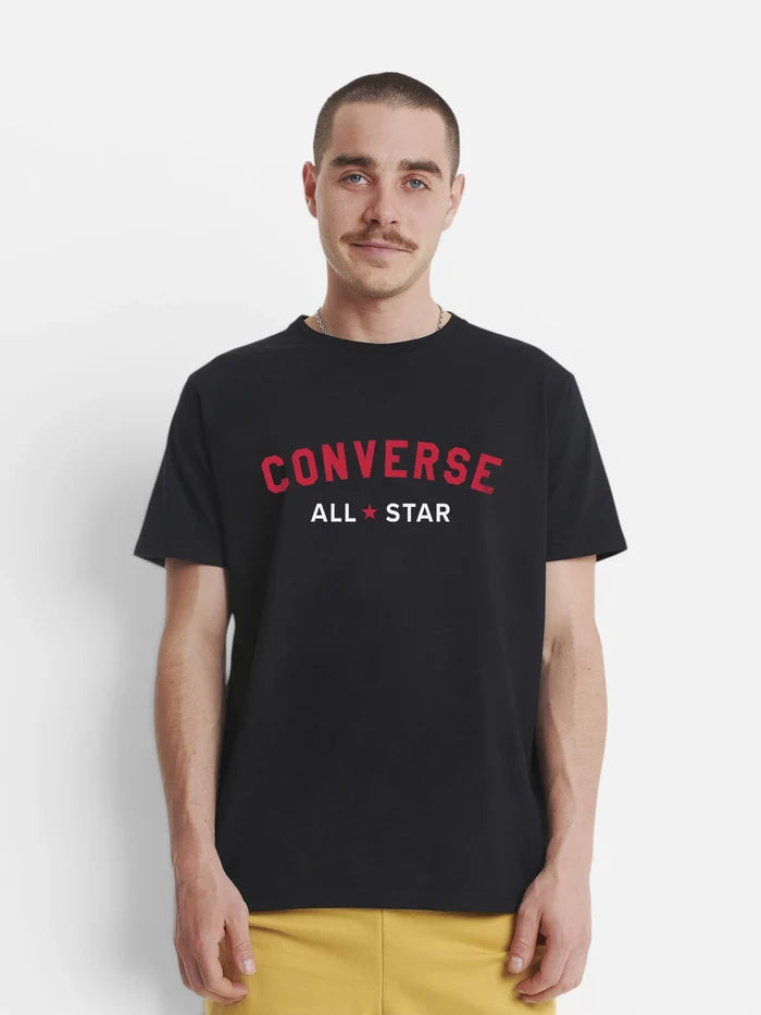 Remera Converse All Star Tee Negro