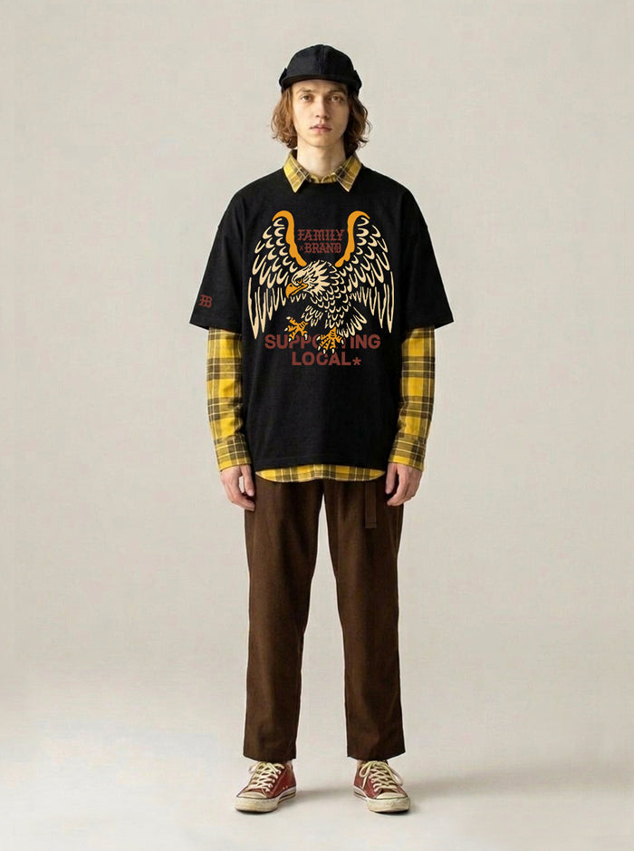 Remera Familyarg x Brand & Co Iron Negro