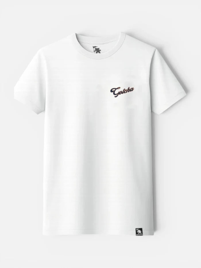 Remera Gotcha Caribbean Fish Blanco