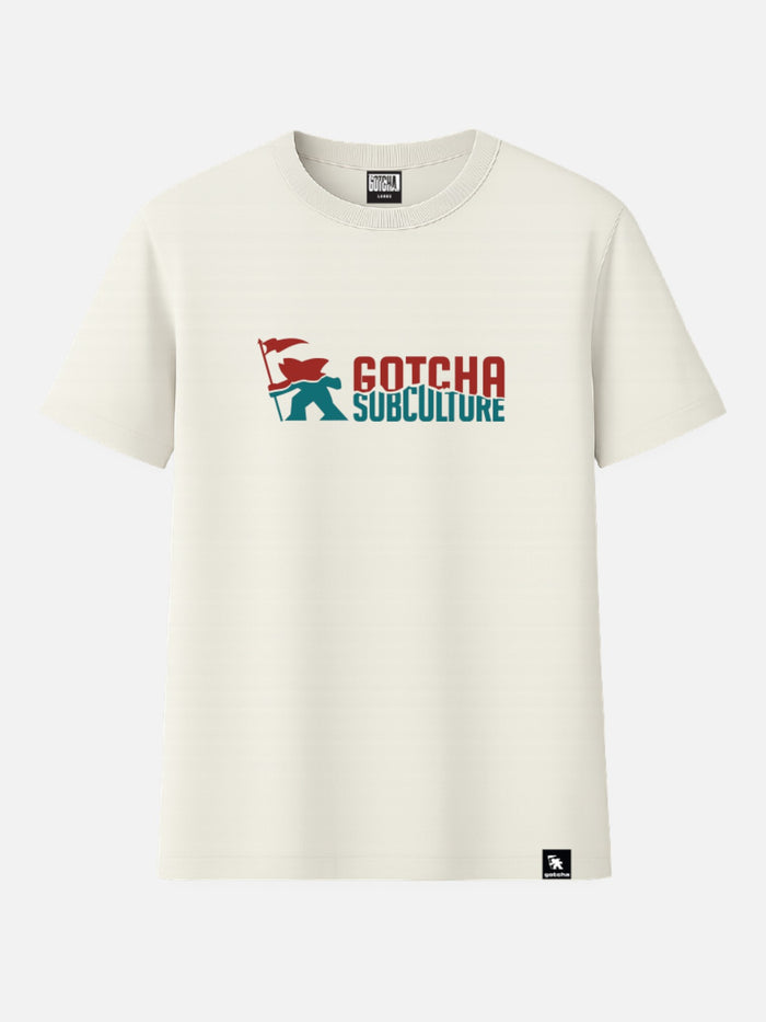 Remera Gotcha Crash Blanco