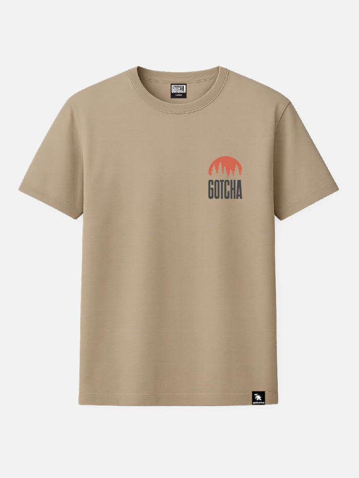 Remera Gotcha Forest Beige