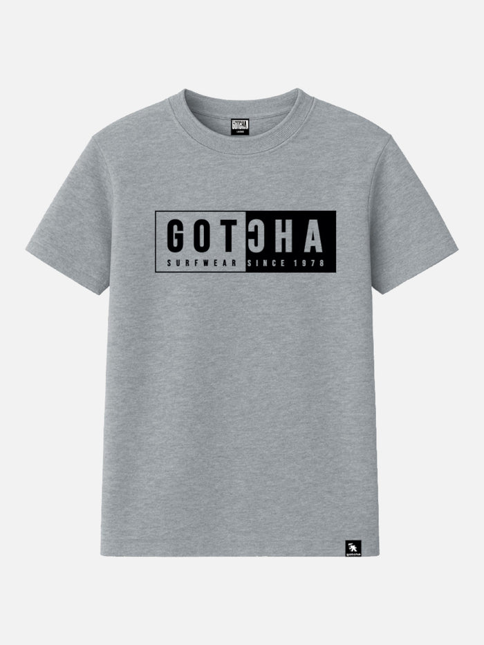 Remera Gotcha Grip Gris Melange
