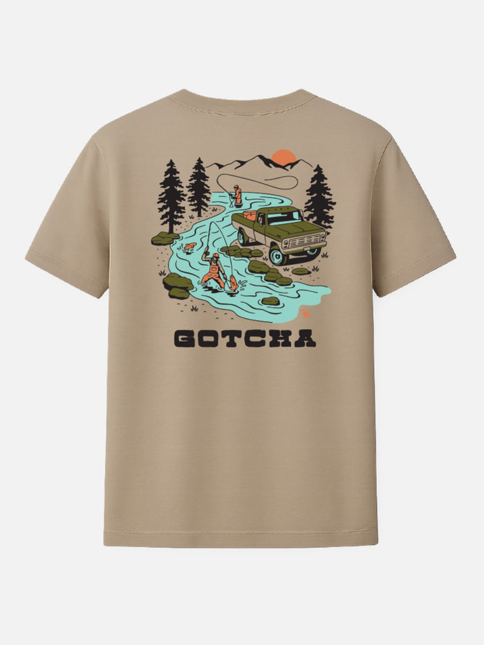 Remera Gotcha Lakeland Beige