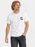 Remera Gotcha Palms On Fire Blanco — vista principal