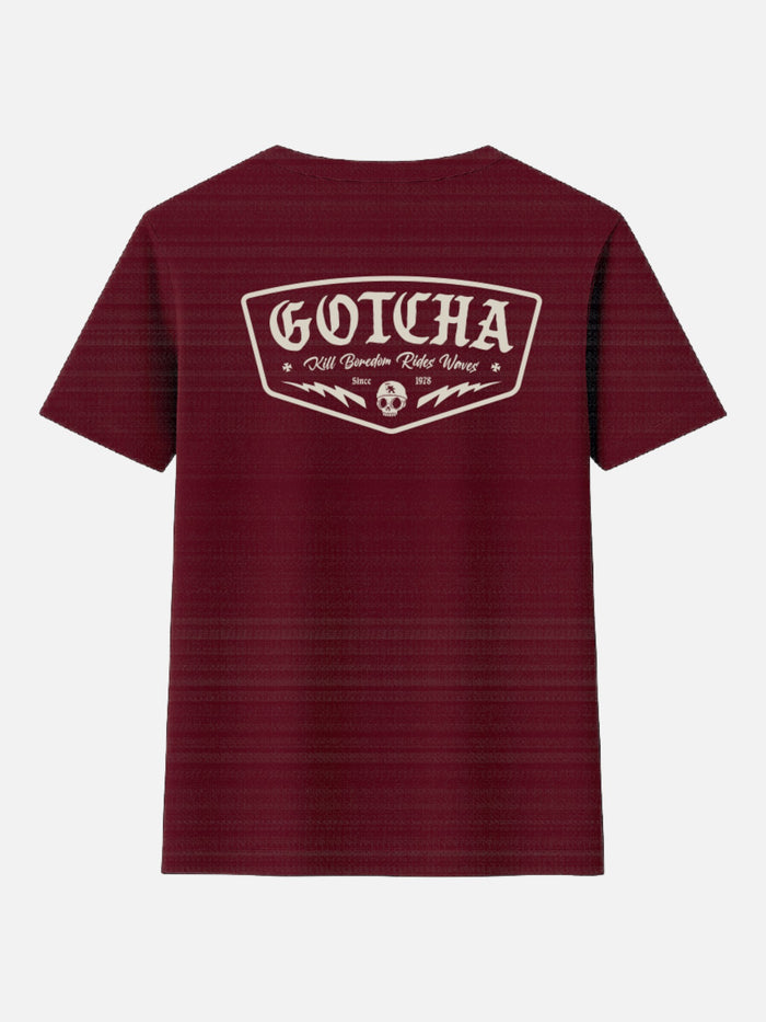 Remera Gotcha Ride Bordo