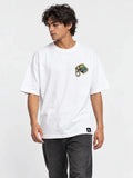Remera Gotcha Telephone Oversize Blanco — vista principal