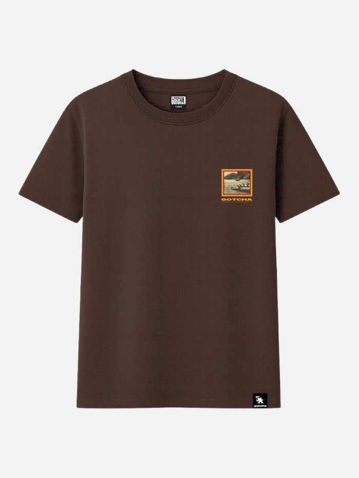 Remera Gotcha Tetris Chocolate