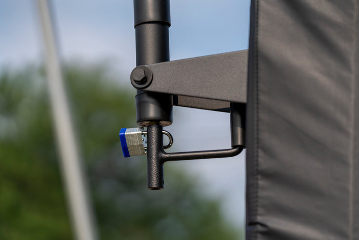 lock on basketball actuator handle